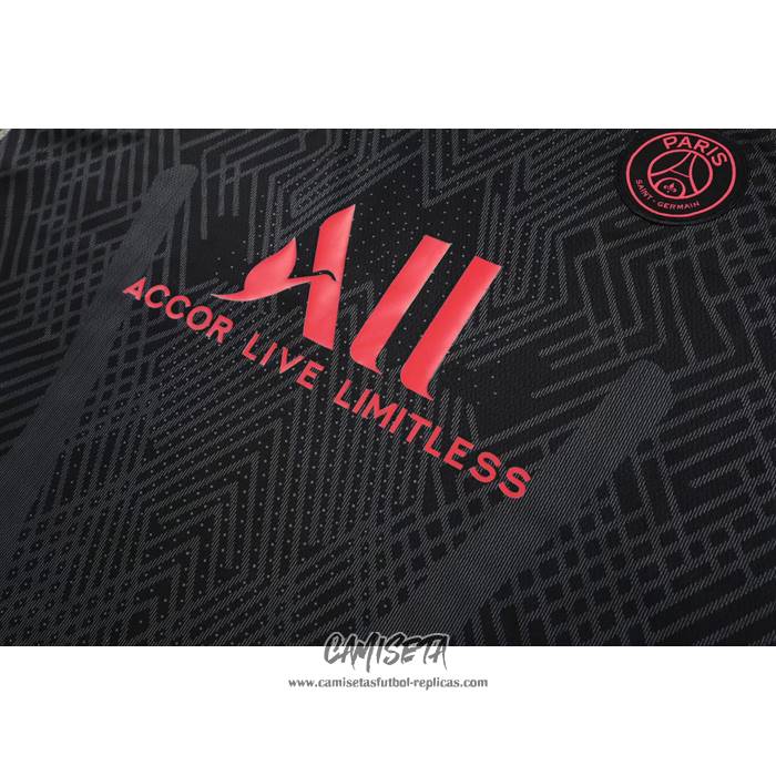 Camiseta de Entrenamiento Paris Saint-Germain Jordan 2022-2023 Sin Mangas Negro